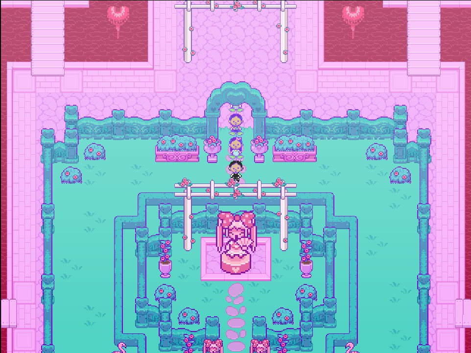 Sweetheart's Garden area